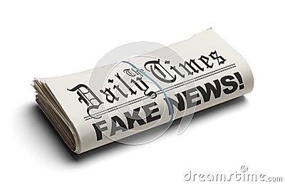 Daily Times Fake News Stock Photo