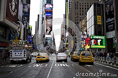 Times Square Editorial Stock Photo