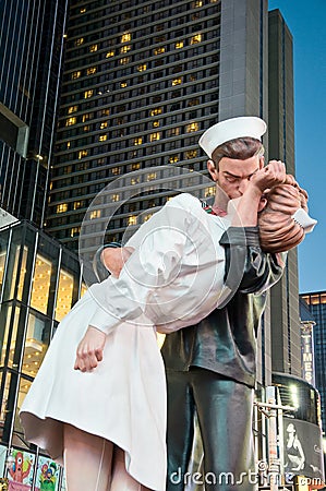 Times Square Kiss-in August 14 2010 Editorial Stock Photo