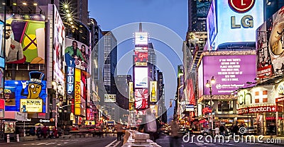 Times Square Editorial Stock Photo