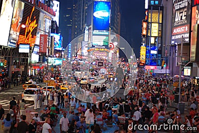 Times square - New York city Editorial Stock Photo