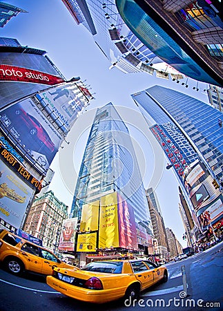 Times Square Editorial Stock Photo