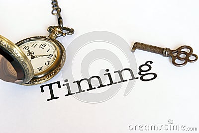 Timing Is Everything Stock Photo