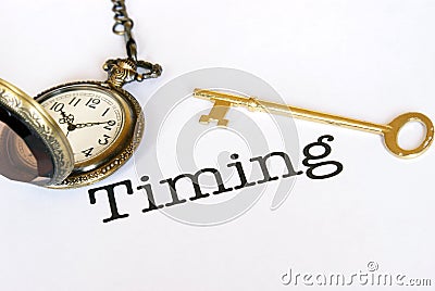 Timing Is Everything Stock Photo