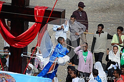 Timkat celebration in Ethiopia Editorial Stock Photo