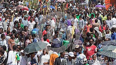 Timket Celebrations in Ethiopia Editorial Stock Photo