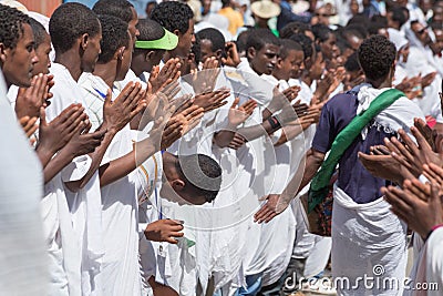 Timket Celebrations in Ethiopia Editorial Stock Photo