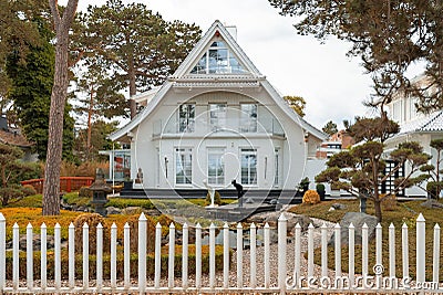 Timmendorf Beach - Mikado Garden in Timmendorfer Strand Editorial Stock Photo