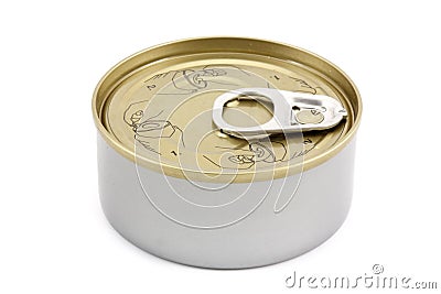 Tin can Stock Photo