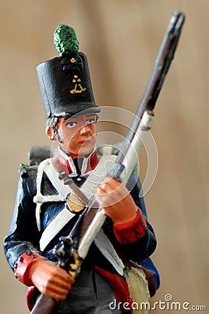 Tin soldier Stock Photo