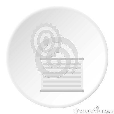 Tincan icon circle Vector Illustration