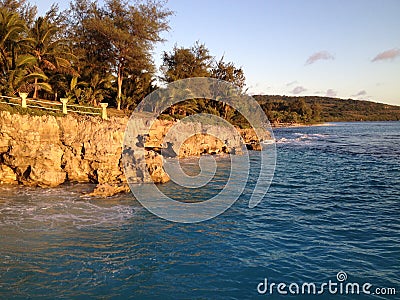 Tinian East Coast Stock Photo