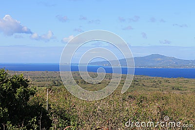 Tinian view from Mount Lasso 2 Stock Photo