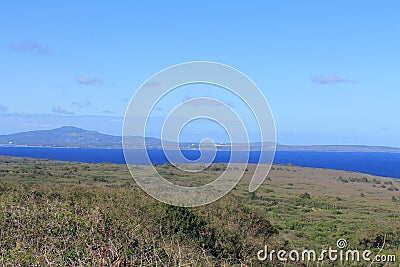 Tinian view from Mount Lasso 3 Stock Photo