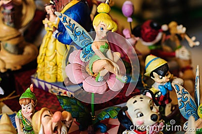 Tinkerbell Figurine Editorial Stock Photo