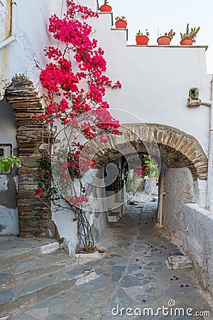 Isternia Tinos island Greece. Stock Photo