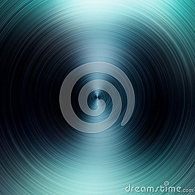 Tinted brushed metal: steel or aluminium circular texture Stock Photo