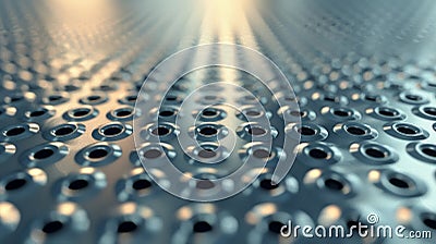 Tiny bumps and irregularities on the surface of a nanotube transistor adding to its rugged and durable qualities Stock Photo