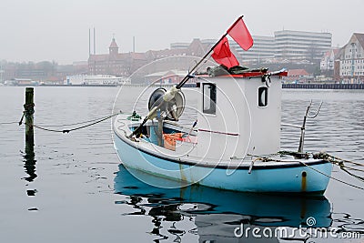 Tiny Fishing Boat - Sonderborg, Denmark Editorial ...