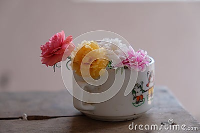 Tiny flower beauty vintage decor Stock Photo