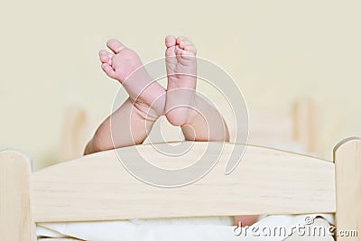 Tiny foot Stock Photo