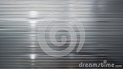 Tiny grooves and ridges create a subtle texture on this polished aluminum panel adding depth and dimension to its sleek Stock Photo