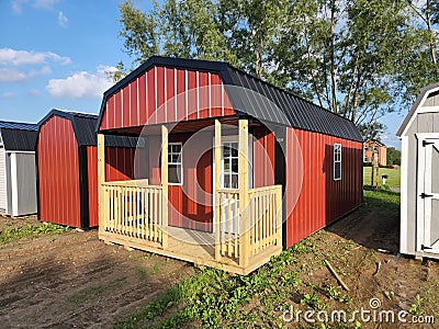 Tiny home cabin Stock Photo