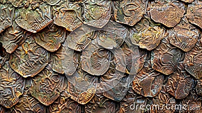 Tiny tightlypacked scales form a scaly reptilelike texture on the barks surface adding depth and dimension Stock Photo