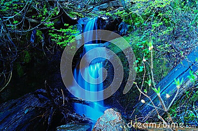 Tiny waterfall Stock Photo