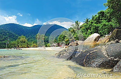 TIOMAN ISLAND Editorial Stock Photo