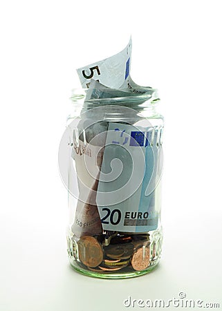 Tip jar Stock Photo