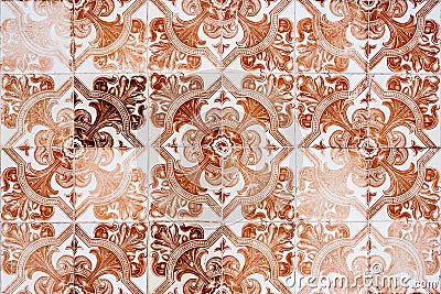 Tipical azulejo background Stock Photo