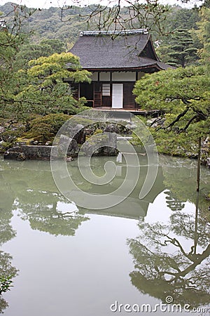 Tipical japanese house in Kyoto Stock Photo