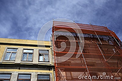 Tipical ninetine century architecture LeÃ§a da Palmeira Editorial Stock Photo