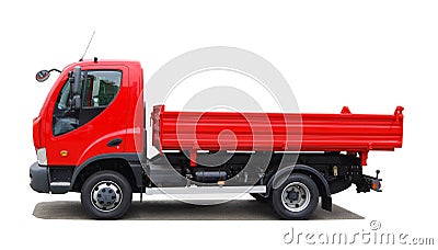 Tipping lorry Stock Photo