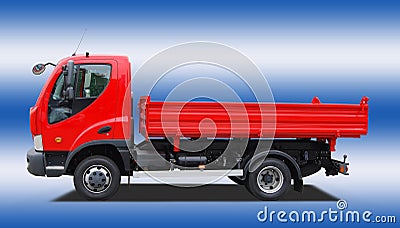 Tipping lorry Stock Photo