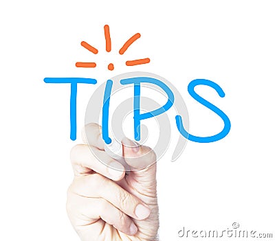 Tips Stock Photo