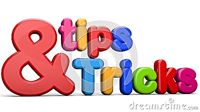 Tips and Tricks Stock Photo