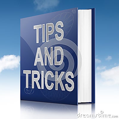 Tips and tricks concept. Stock Photo