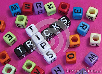 Tips & Tricks Stock Photo