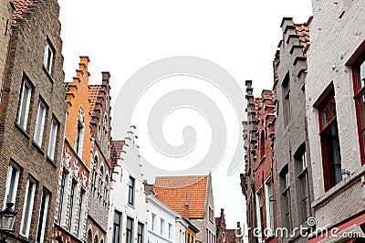 Tipycal old town roof architecture Stock Photo