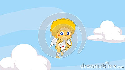 Tir A L Arc Volant De Personnage De Dessin Anime De Cupidon Bebe Banque De Videos Video Du Masculin Retrait Tir A L Arc Volant De Personnage De Dessin Anime De Cupidon Bebe Banque De Videos Video Du Masculin Retrait