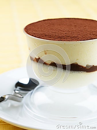 Tiramisu Dessert Stock Photo