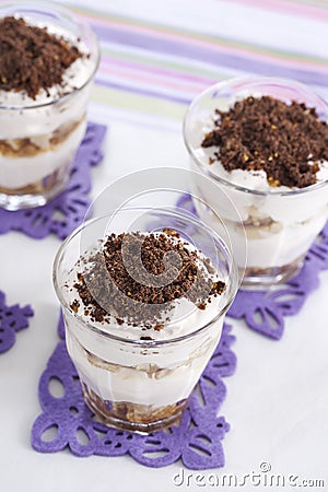 Tiramisu dessert Stock Photo