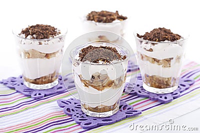Tiramisu dessert Stock Photo