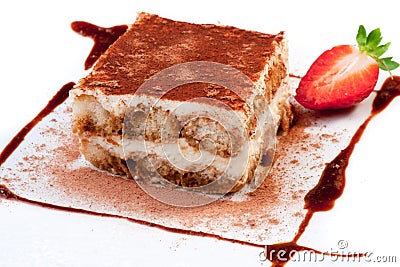 Tiramisu Dessert Stock Photo