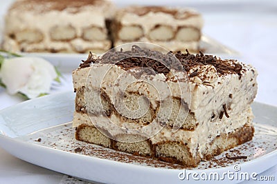 Tiramisu Stock Photo