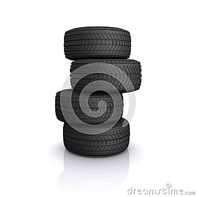 Tire automobile wheel Stock Photo