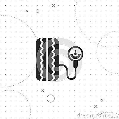 Tire pressure icon Vector Illustration