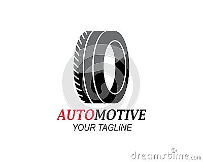 tire,wheels of automotive icon logo vectortemplate Vector Illustration